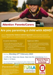 LYFS PP ADHD Poster Feb 2023